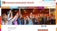 Desktop Screenshot of monroecommunitychurch.org