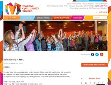 Tablet Screenshot of monroecommunitychurch.org